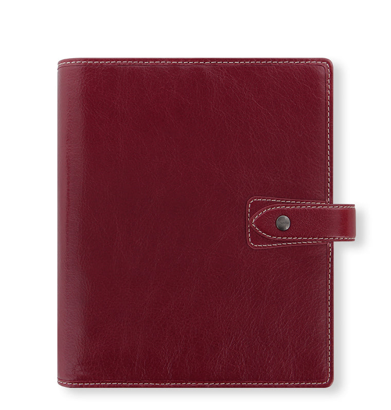 Malden A5 Leather Organiser Burgundy