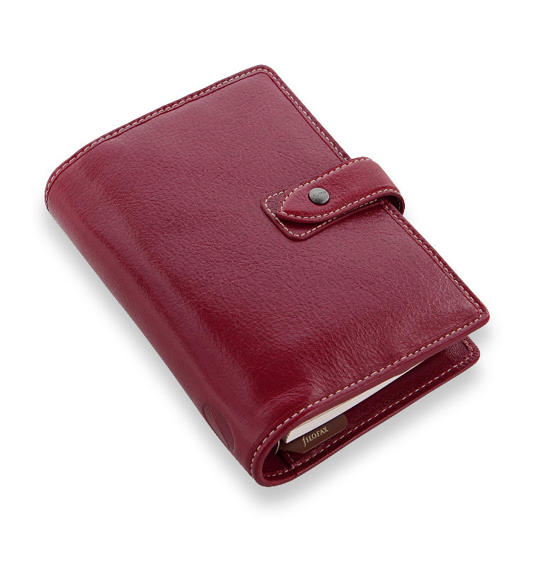 Malden Personal Leather Organiser Burgundy