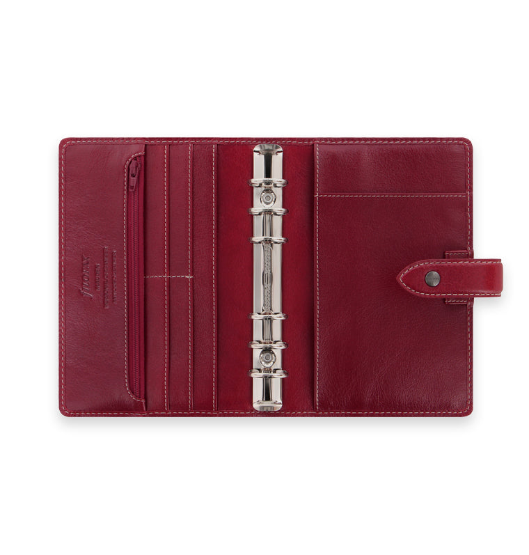 Malden Personal Leather Organiser Burgundy