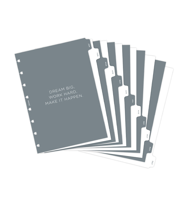 Minimal Σημειωματάριο / Διαχωριστικά Α5 για Planner