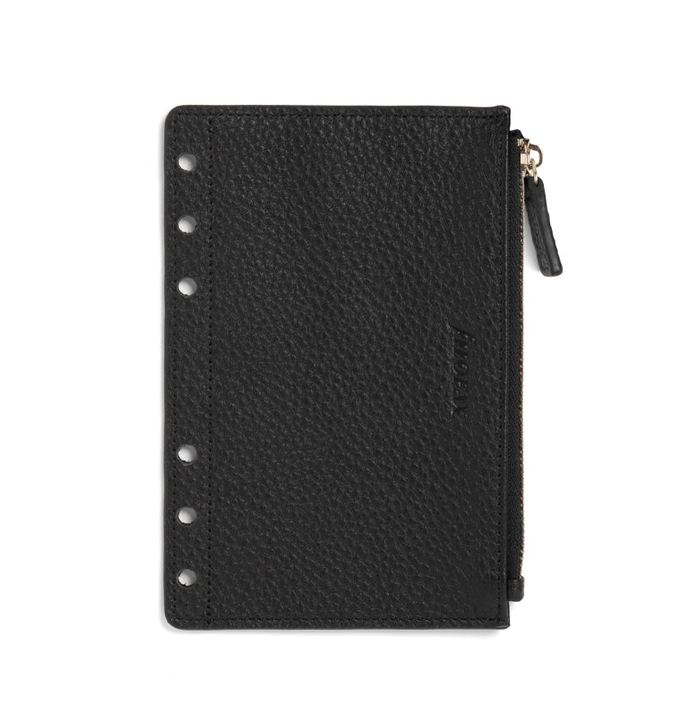 Δερμάτινο pouch με φερμουάρ - 133009