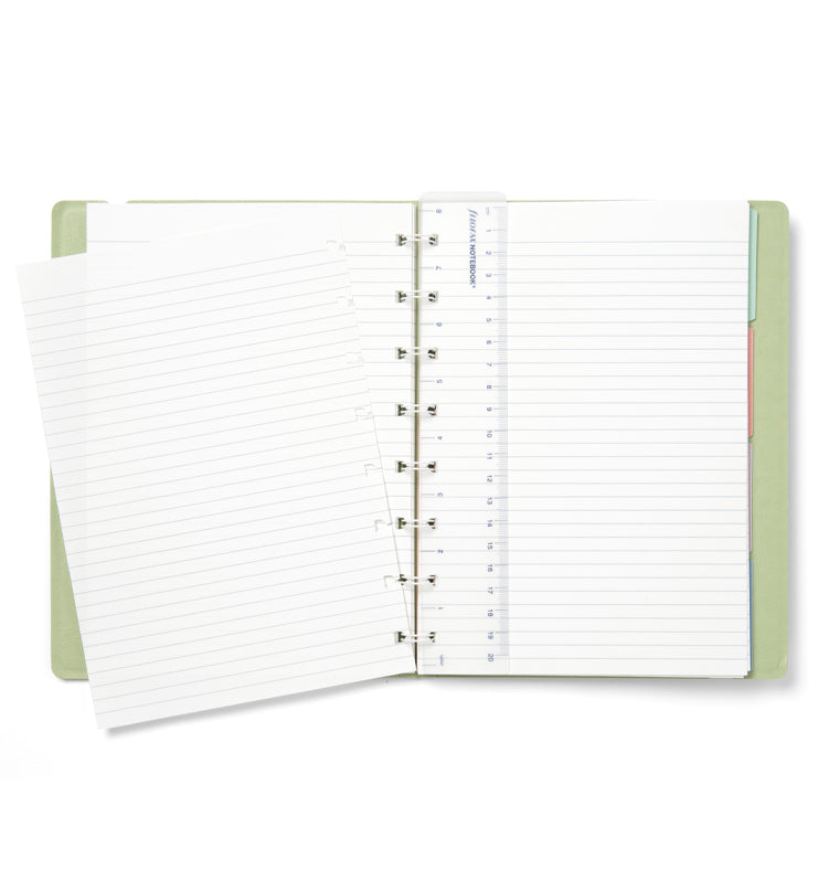 Filofax Classic Pastels A5 Refillable Notebook Sage