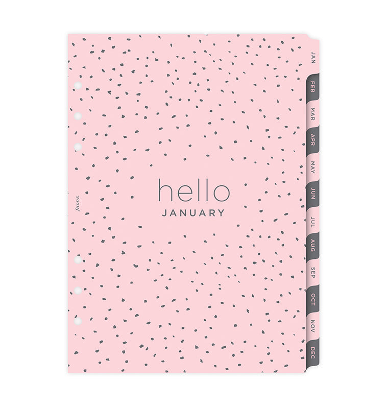 Confetti Week On Two Pages Diary - A5 2024 Multilanguage - Filofax