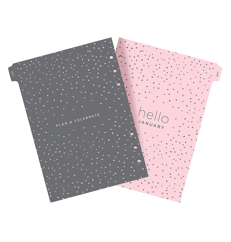 Confetti Week On Two Pages Diary - A5 2024 Multilanguage - Filofax