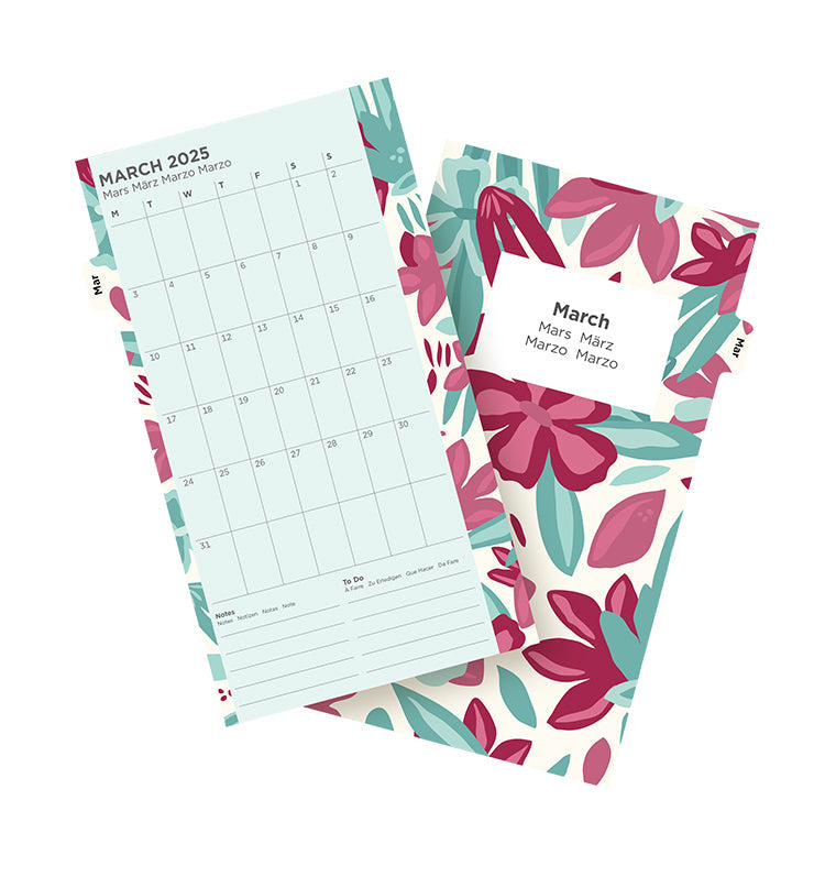 Personal Floral Illustrated Diary Refill Pack - 2025 - 25-6341