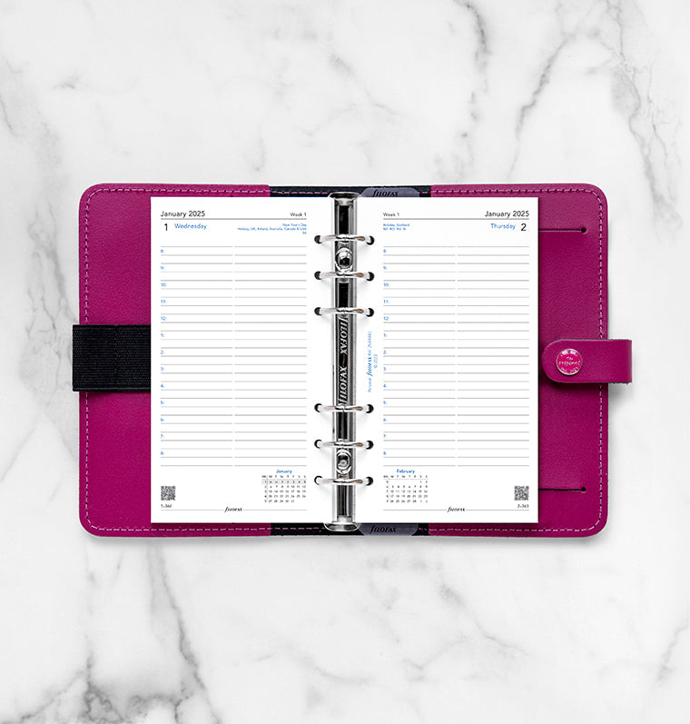 One Day On A Page Diary With Appointments - Personal 2025 English - 25-68441