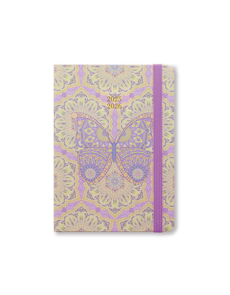 Letts Paisley A6 Week to View Diary 2025-2026 - Multilanguage 26-030851