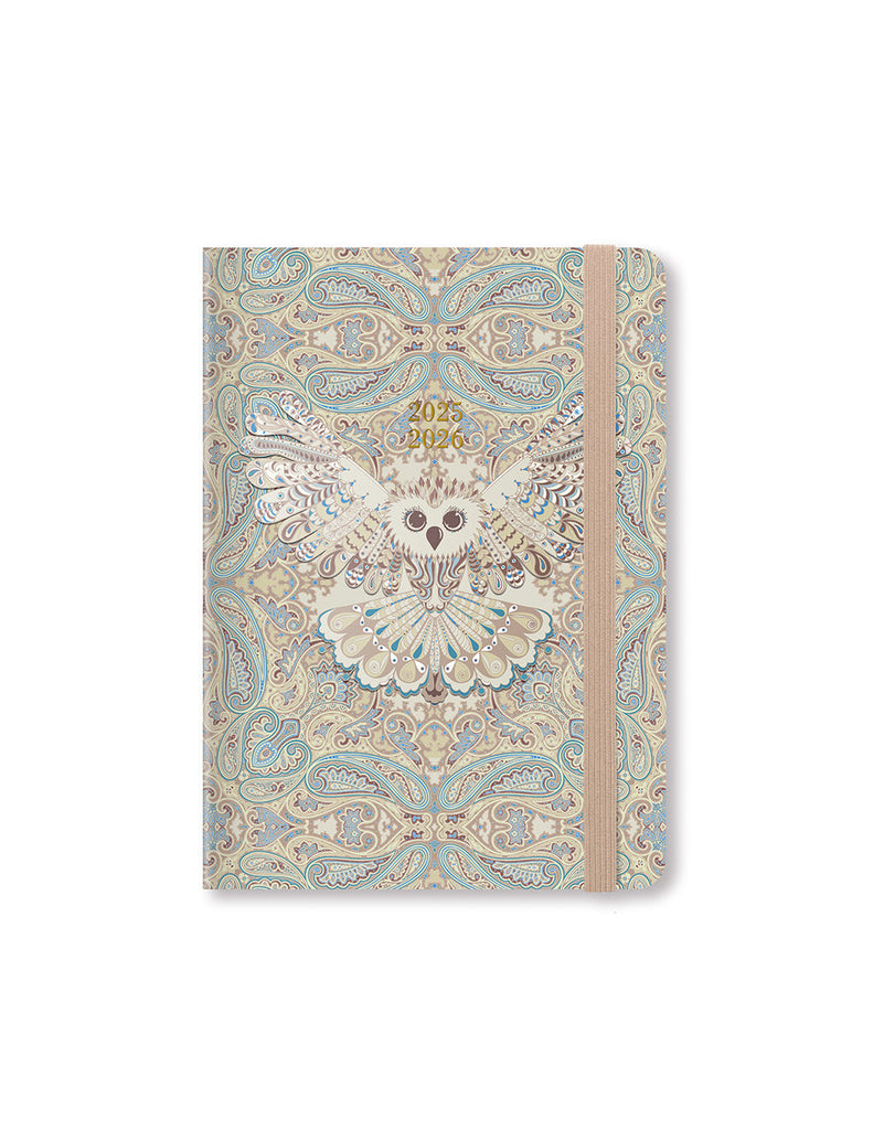 Letts Paisley A6 Week to View Diary 2025-2026 - Multilanguage 26-031137