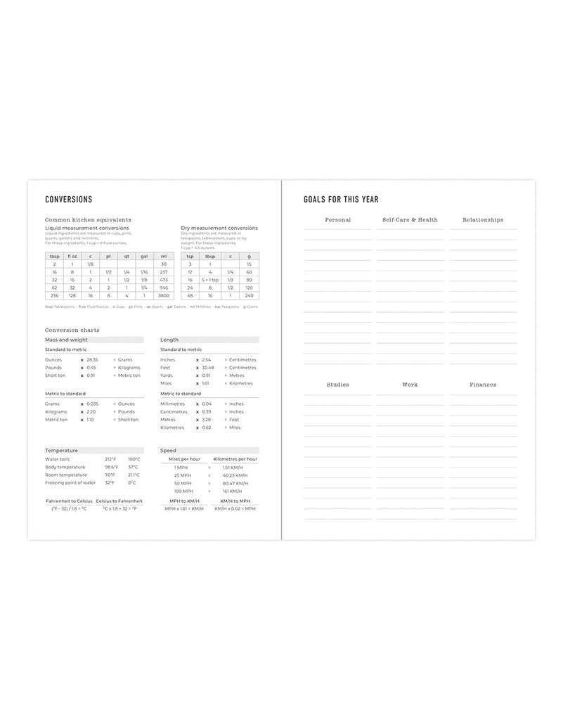 Letts Eco Writers Quotes A5 Week to View Diary 2025-2026 - Multilanguage 26-031475