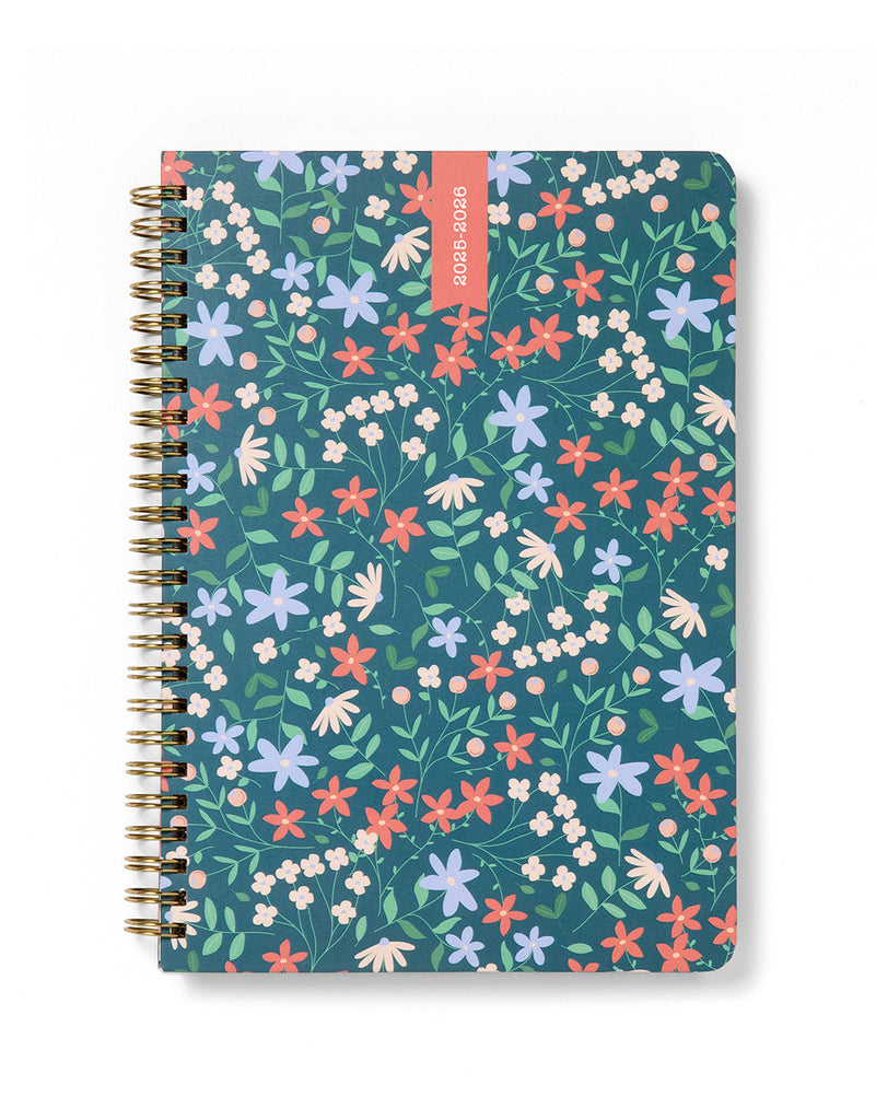 Letts Spring Valley A5 Week to View 18-Month Diary 2025-2026 - Multilanguage 26-031798