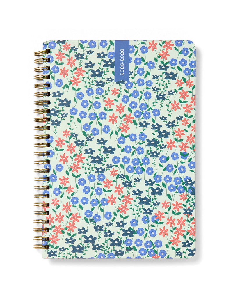 Letts Spring Valley A5 Week to View 18-Month Diary 2025-2026 - Multilanguage 26-031799