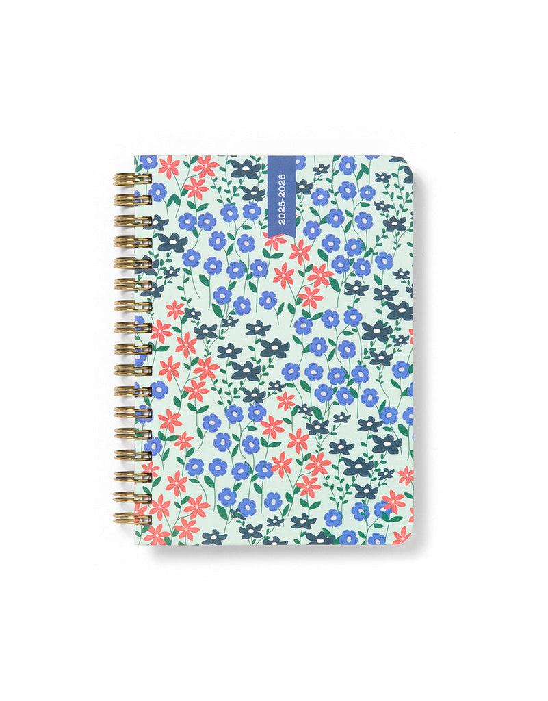 Letts Spring Valley A6 Week to View 18-Month Diary 2025-2026 - Multilanguage 26-031802