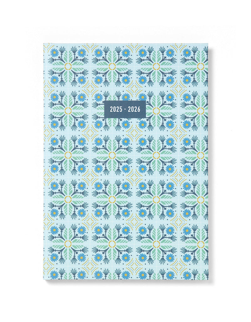 Letts Morocco A5 Day to a Page Diary with Appointments 2025-2026 - Multilanguage 26-031816