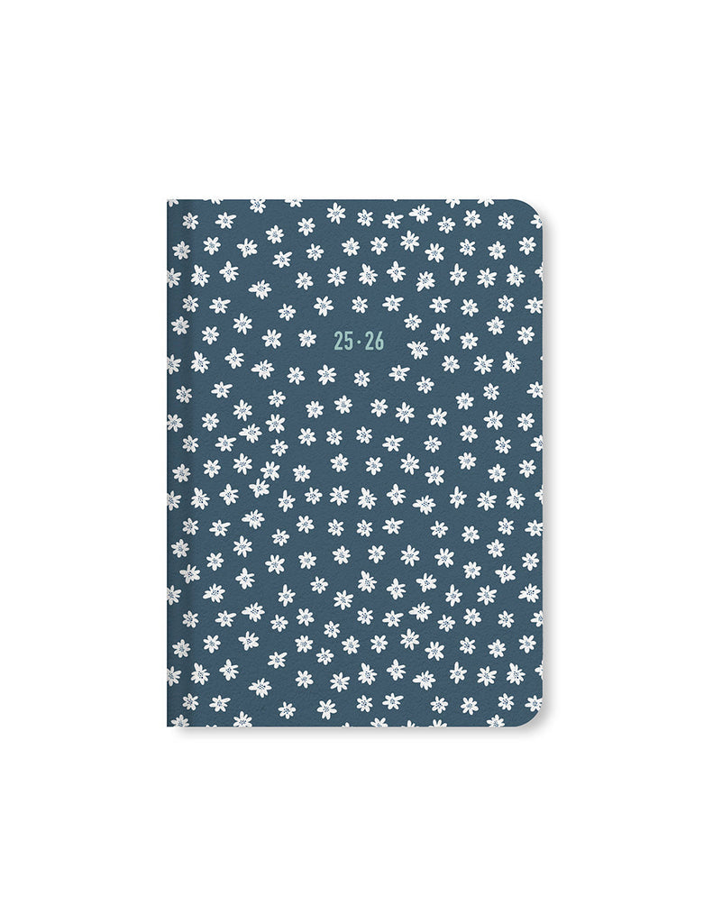Letts Daisies A6 Week to View Diary 2025-2026 - Multilanguage 26-031868