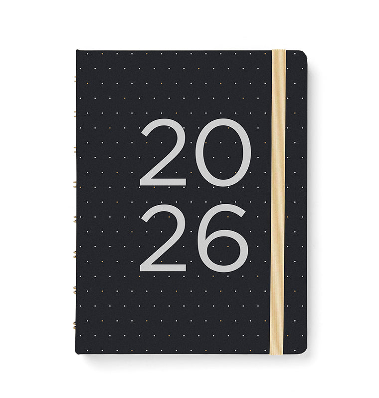 26-68300, Moonlight A5 Ημερολόγιο Black 2026