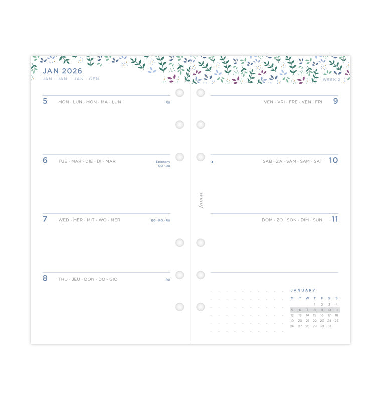 Garden Week to View Diary - Personal 2026 - 26-68492