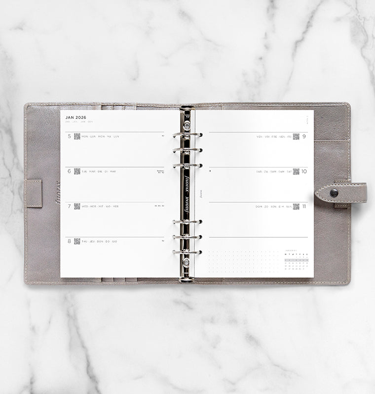 Minimal Week to View Diary - A5 2026 - 26-68590