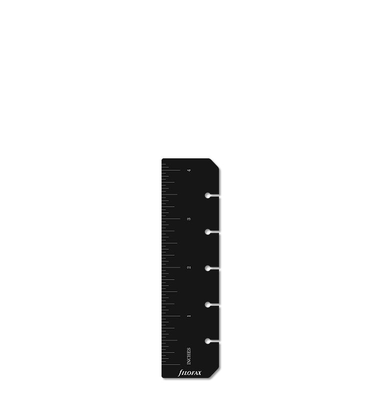 Mini Χάρακας/σελιδοδείκτης μαύρο χρώμα