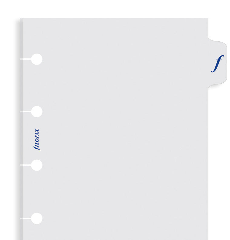 Mini Transparent Flyleaf With Tab