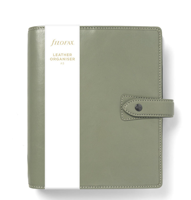 Malden A5 Leather Organiser Vetiver 