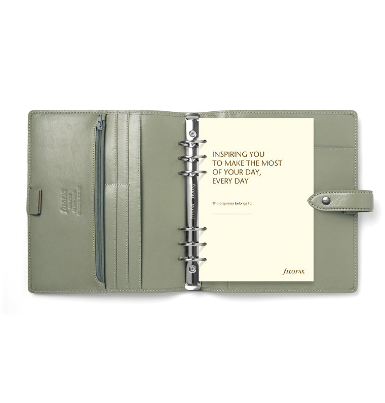 Malden A5 Leather Organiser Vetiver 