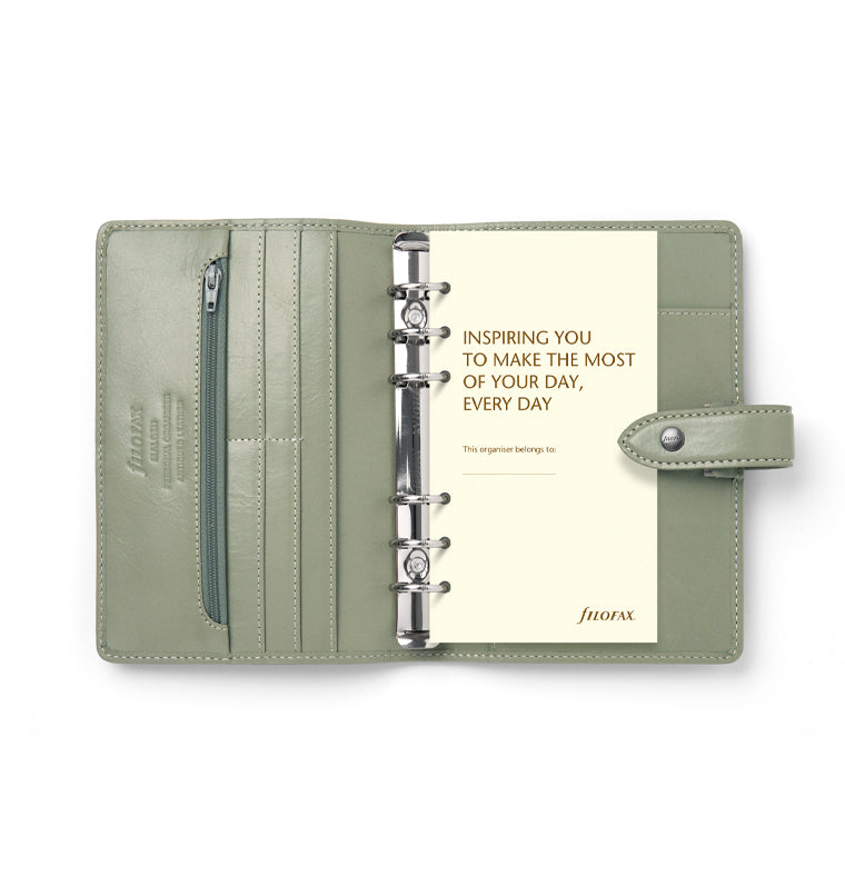Malden Personal Leather Organiser Vetiver
