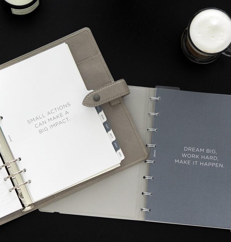 Minimal Σημειωματάριο / Διαχωριστικά Α5 για Planner